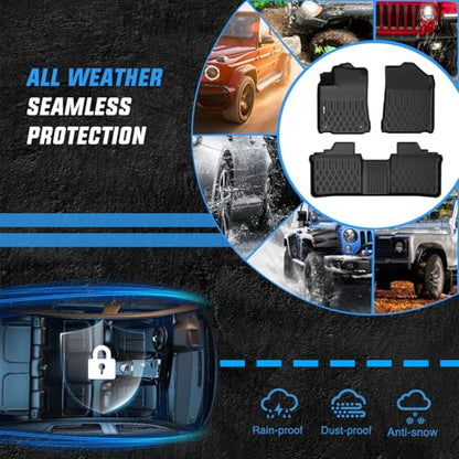 Nilight TPE Floor Mats for Toyota Avalon 2013 2014 2015 2016 2017 2018 All Weather Custom Fit Heavy Duty Floor Liners - size: 2013-2018 Toyota Avalon