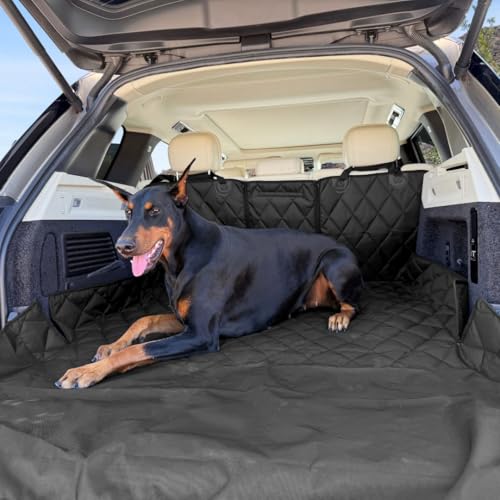 Rydura SUV Cargo Liner – Waterproof, Heavy-Duty Trunk Mat with Non-Slip Backing – Full Rear Seatback Coverage – Fits 60/40 & 50/50 Split Seats – Easy to Clean – Travel, Tools, Gear – Large - size: Large