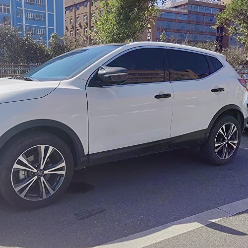 AOKIO Glossy Black Exterior Door Handle Cover Trim for Nissan Murano 2015-2022, Rogue 2014-2019, Maxima 2016-2022 (with Smart Keyhole)