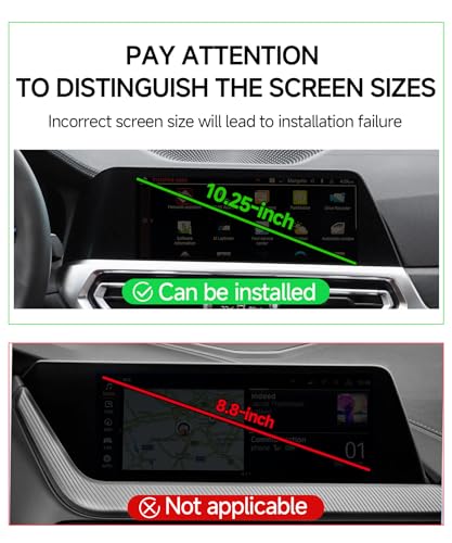 Qi2.2 Max 25W Fast Wireless Car Charger Phone Holder for 2019-2022 BMW 3 Series /2021-2023 4 Series/2022-2024 2 Series 10.25-Inch Screen, Magnetic Phone Mount Compatible with MagSafe