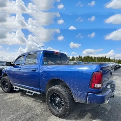 in-Channel Window Visors Rain Guards Compatible with 09-18 Dodge Ram 1500 Crew Cab, 10-24 Ram 2500/3500 Crew Cab, 2019-2023 Ram 1500 Classic Body Wind Deflectors Vent Visor Sun Shades Window Shields - size: For Ram 1500 Crew Cab 09-18