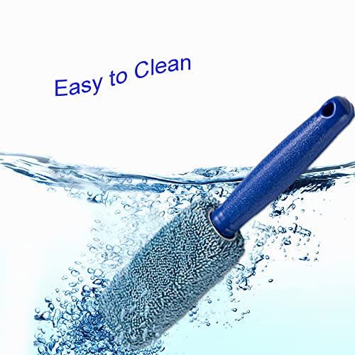 Wheel Brush, Microfiber Metal Free Wheel & Rim Brush Cleaner Brush for Wheel and Rim Detailing, No Scratching