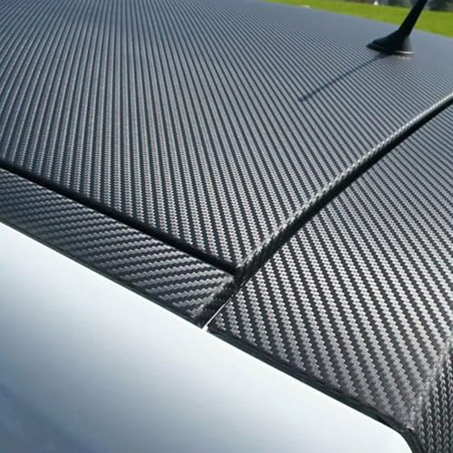 5D Carbon Fiber Vinyl Wrap for Body Protection Scratch Resistance Air Release Technology 25 X 5FT Car Wrap - color: Carbon Fiber Black, size: 25*5FT