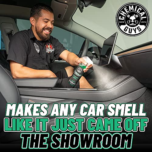 Chemical Guys New Car Smell Air Freshener and Premium Odor Eliminator Refreshes & Neutralizes Odors, Great Car Fresheners for Trucks, SUVs, RVs, and More - 16 oz - size: 16 Fl Oz (Pack of 1), style: NEW CAR 16 oz