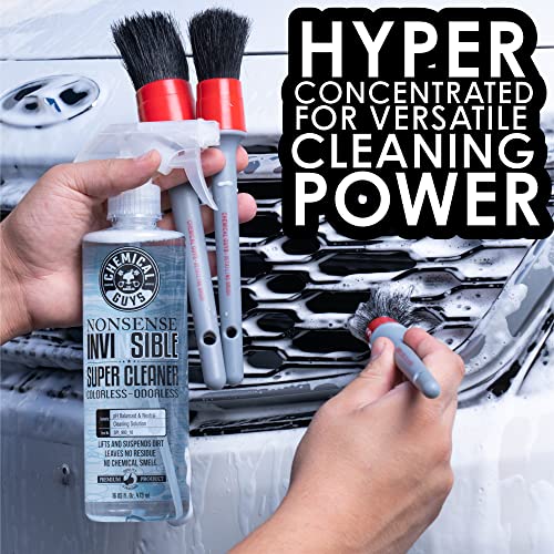 Chemical Guys Nonsense Colorless & Odorless All Surface Cleaner - Interior Cleaner, Safe for Vinyl, Rubber, Plastic, Carpet, and Upholstery, pH Balanced, Residue-Free, Unscented, 16 Fl Oz, Pack of 2 - style: Nonsense 2 Pack