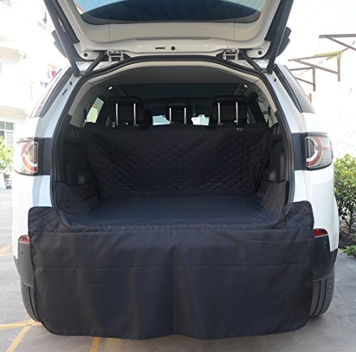 FLR Cargo Liner Cover Waterproof Durable Washable Car Pet Seat Cover Backing Protection Dog Mats for Travel Cars, SUV, Vans & Trucks-Universal Fit-80X52in - color: Black