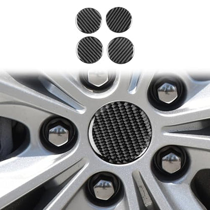 Black Carbon Fiber Compatible with Chevrolet/Chevy Malibu 2016 2017 2018 2019 2020 2021 2022 2023 2024 2025 Accessories Car Hub Center Cap Cover Exterior Trim Sticker Decal 4pcs - color: Hub Cap