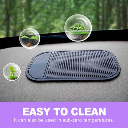 5PCS Non-Slip Gel Dashboard Sticky Pads Car - Multi-Function Mat Anti-Slip Pad Grip Mount, Washable Reusable Dash Pad