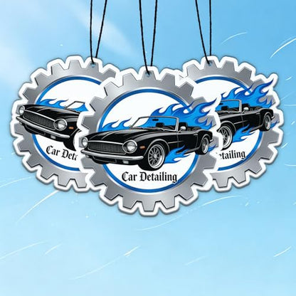 10-1000 Pcs Custom Logo Car Air Fresheners, Wholesale Personalized Car Air Fresheners, Custom Double-Sided Car Air Fresheners Suitable for Truck and Business Branding Events (Logo) - color: Logo