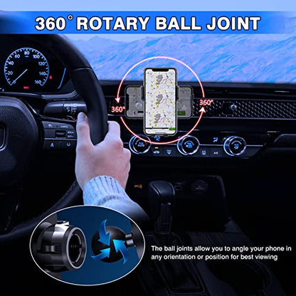 Karltys Car Phone Holder, Air Vent Dash Car Phone Mount Thick Case Friendly, Hands Free Phone Holder for Honda Civic 2022-2025 2026 11th Gen. Interior Accessories - size: 2022-2026 Civic Phone Holder