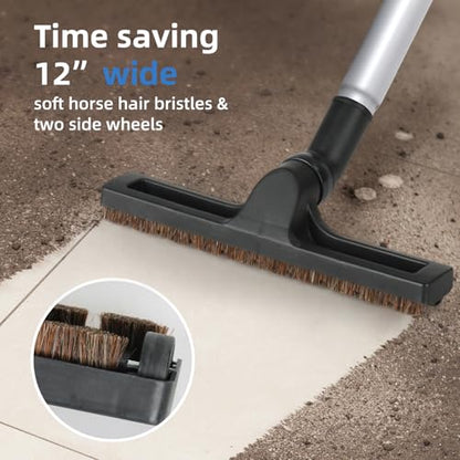 Hardwood Floor Brush Vacuum Attachment Compatible with Shark Corded Stick Rocket HV301 HV322, 1-1/4" Accessories with Adapters (Hardfloor Brush) - style: Hardfloor Brush
