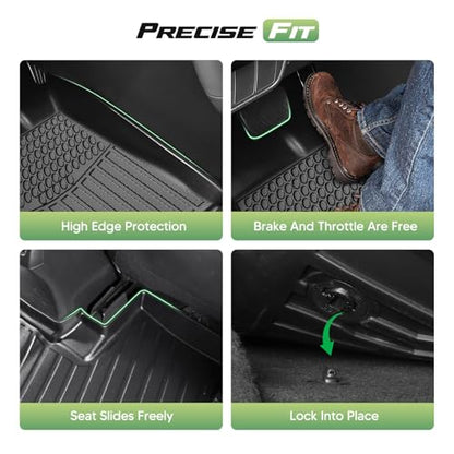 Cartist Floor Mats and Cargo Liner Fit for Nissan Pathfinder 7 Seats 2022-2026 All Weather TPE Floor Mat Pathfinder Accessories Heavy Duty Carpet Protection (Trunk Mat with Backrest Mat+Floor Mats) - size: 5)Nissan Pathfinder 7【22-26】Full set