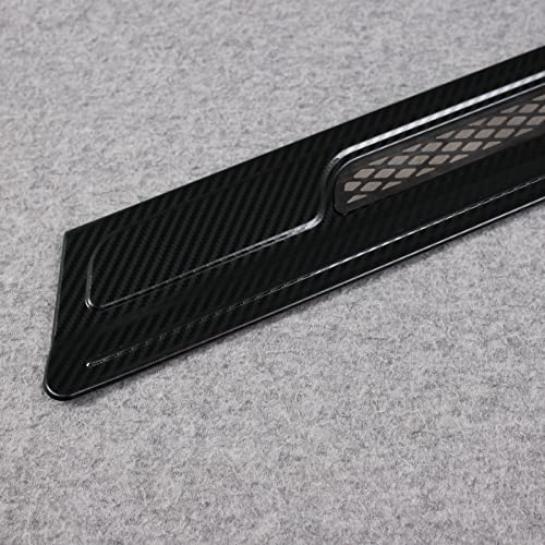 Beautost Fit for Honda CRV CR-V 2023 2024 2025 2026 Outside Door Sill Scuff Plate Guard Cover Trims (Carbon Fiber Black) - color: Carbon Fiber Black