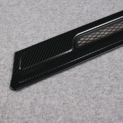 Beautost Fit for Honda CRV CR-V 2023 2024 2025 2026 Outside Door Sill Scuff Plate Guard Cover Trims (Carbon Fiber Black) - color: Carbon Fiber Black