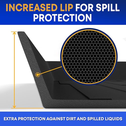 Premium Cargo Liner for Audi Q7 SQ7 2018-2025 - 100% Protection - Custom Fit Car Trunk Mat - Easy-to-Wash & All-Season Black Cargo Mat - 3D Shaped Laser Measured Trunk Liners for Audi Q7 2018-2025. - size: For Audi Q7
