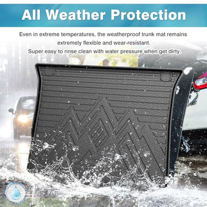 Mixsuper Custom Fit for Cargo Liner 2011-2021 Jeep Grand Cherokee All Weather Durable Odorless Rear Trunk Liner Cargo Mat Black - size: Fit for Jeep Grand Cherokee | 2011-2021