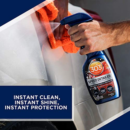 303 Products (30216-6PK) Products Automotive Speed Detailer - For All Exterior Surfaces - Instantly Shines And Protects - Cleans Between Washes - UV Protection, 16 fl oz 6 Pack - size: 16 Fl Oz (Pack of 6)