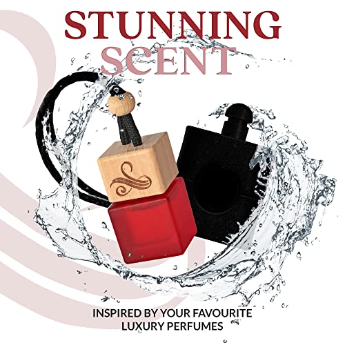 Inspired by YSB Opi.um Car Air Freshener for Women | Long Lasting Luxury Diffuser | Car Scent Perfume | Vent Clip Auto Air Freshener | Odour Eliminator Technology | Diffuser Scents 8ml
