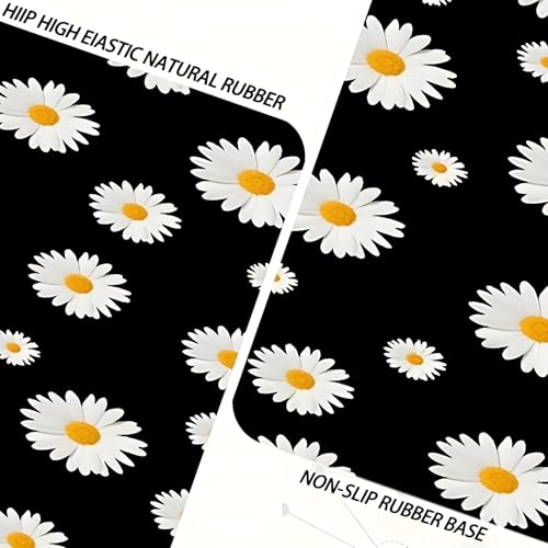 Universal Car Trunk Mat 29" x 39", Beautiful Daisies All Weather Trunk Protection Cargo Liner,Durable Cargo Mat Rear Trunk Liner, Stylish Vehicle Interior Accessories Suitable for Most Car Models - color: Beautiful Daisies