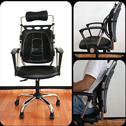 Big Ant Lumbar Support, Car Mesh Back Support with Massage Beads Ergonomic Designed for Comfort and Lower Back Pain Relief - Lumbar Back Support Cushion for Car Seat, Office Chair,Wheelchair