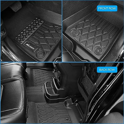 Nilight TPE Floor Mats for Tesla Model 3 2020 2021 2022 2023,All Weather Custom Fit Heavy Duty Floor Liners - color: 2020-2023 Tesla Model 3