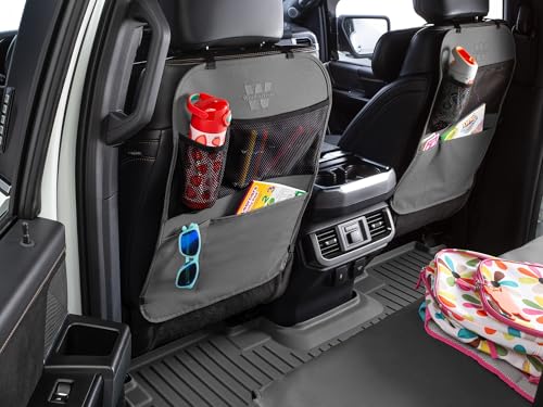 WeatherTech Seat Back Protector - Universal Kick Mat and Organizer for The Back of Your Seat - Grey - color: Grey