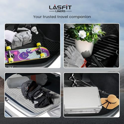 LASFIT Trunk Mat for Honda CRV 2012-2016, All Weather Custom Fit TPE Cargo Mat for CR-V 2012 2013 2014 2015 2016 Trunk Liner Trunk Tray Cargo Liner Cargo Tray, Black - style: 2）For Honda CR-V | 2012-2016 | Trunk Mat