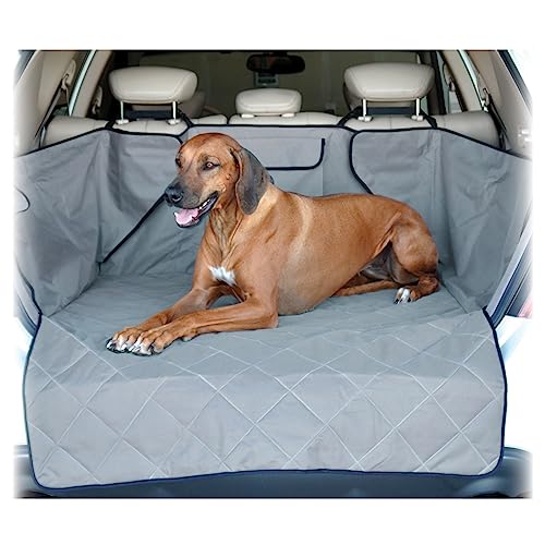 K&H Pet Products Quilted Cargo Cover Gray Standard/Mid-Size Vehicle 54 Inches - color: Gray, size: Standard/Mid-size Vehicle 54 Inches