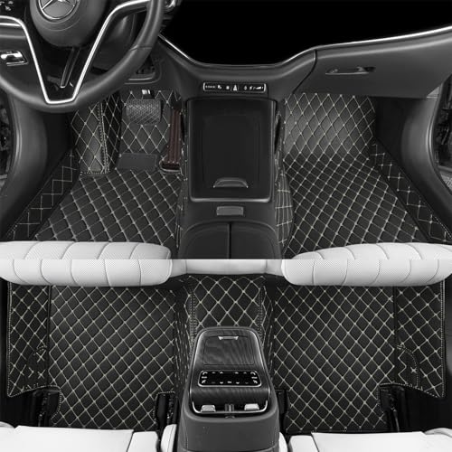 Luxury car Floor mats are for 99% of Vehicle Models,All Weather car Floor mats Provide Comprehensive Protection for Vehicles,Floor mats for car Personalized Customization! (Black Rice) - color: Black rice