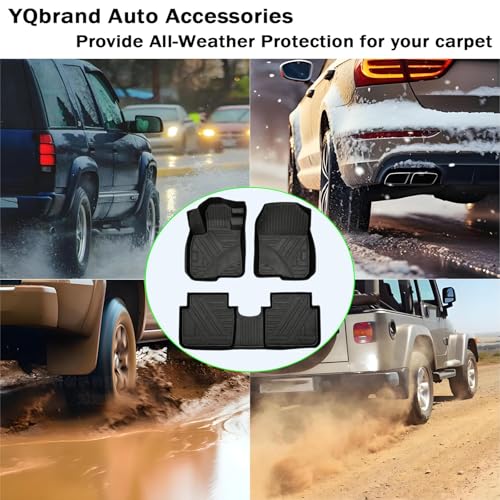 CRV Floor Mat - All Weather Compatible with 2017-2022 Honda CRV Waterproof Durable Anti-Slip Odorless Custom-Fit TPE Front and Rear Row Set Floor Liner - size: for Honda CRV 2017-2022