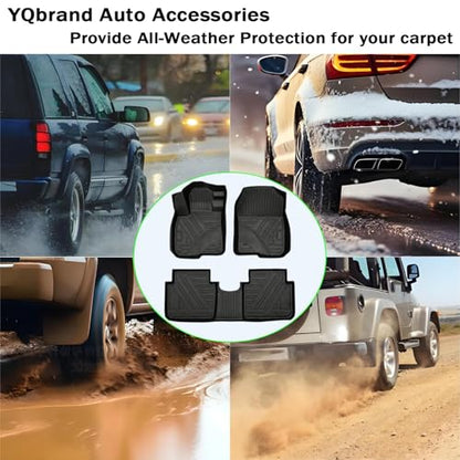 CRV Floor Mat - All Weather Compatible with 2017-2022 Honda CRV Waterproof Durable Anti-Slip Odorless Custom-Fit TPE Front and Rear Row Set Floor Liner - size: for Honda CRV 2017-2022
