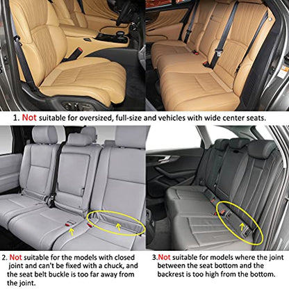 West Llama Pu Leather Car Seat Bottom Covers Protectors Include 1 Pair Front Driver Seat Pad Mat and 1 Rear Bench Cover Universal Fit 90% Vehicles,Pink - color: A-Pink, size: Universal Fit - Full Set