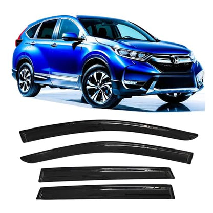 Window Visors Rain Guards for Honda CRV 2017-2022 Side Car Window Deflectors Vent Visor Sun Shade SUV Accessories 4PC Smoke Tinted - size: For Crv 2017-2022