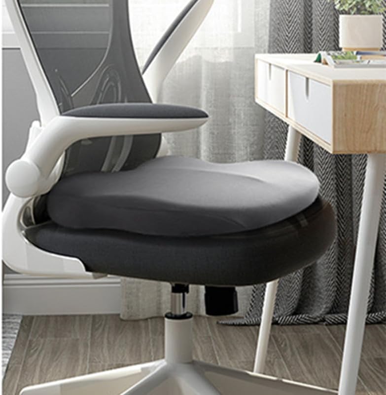 Adult Car Booster Seat Cushion, Car Seat Driver Height Boost Mat Memory Foam Car Seat Cushions Pad Improve Driving View Non-Slip 3D Office Chair Cushion Pressure Relief (Grey) - color: Grey