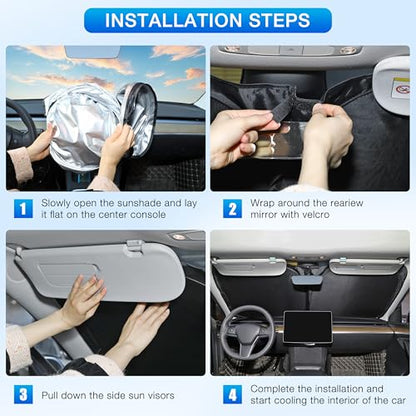 INSAUTO Custom Fit Windshield Sun Shade Accessories for Jeep Wrangler TJ JK 1997-2018, Foldable Front Window Sunshade, UV & Heat Reflector, Keeps Interior Cool, Includes Storage Bag - size: for 1997-2018 Jeep Wrangler