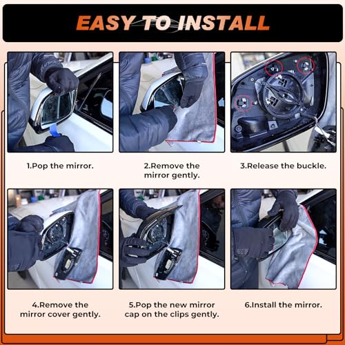 Carbon Fiber Mirror Cover Caps Rearview Side Mirror Covers Compatible with BMW F20 F21 F22 F30 F31 F32 F36 F87 E84 GT 3GT X1 M2 M3-1Pair - size: Fit for BMW 3 Series GT 3GT F34 2013-2018