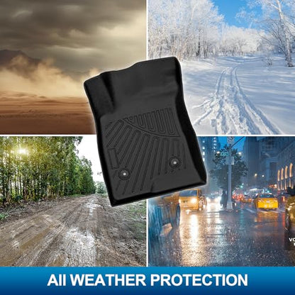 Peleus Floor Mats & Trunk Mat for Chevy Trax/Buick Envista 2024 2025 2026 All Weather TPE Protection Floor Liners Full Set with Cargo Liner for 2024 2025 Chevy Trax Buick Envista Accessories - style: for Chevy Trax/Buick Envista 2024+