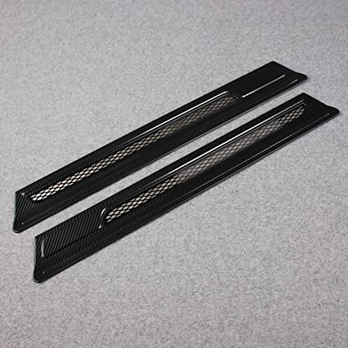Beautost Fit for Honda CRV CR-V 2023 2024 2025 2026 Outside Door Sill Scuff Plate Guard Cover Trims (Carbon Fiber Black) - color: Carbon Fiber Black