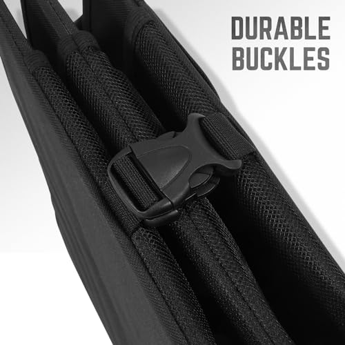 DNA Motoring Trunk Organizer for Car, 60L Large Capacity Foldable Trunk Organizer, Multi Compartment Car Trunk Organizer for Women Men, Black, TOOLS-00419 - style: 4 Compartments 2 mesh Pockets