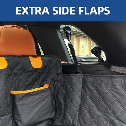 SUV Cargo Liner for Dogs, Trunk Mat for SUV, Durable Cargo Cover, Waterproof, Machine Washable, Non-Slip (PU Leather)