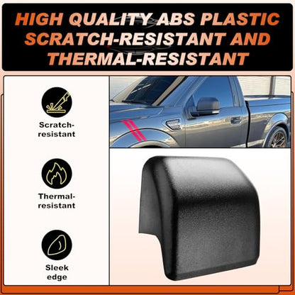ACLONG Glossy Black Mirror Cover Caps Rearview Side Mirror Covers Fit for Ford F150 2015-2020 Left Driver Side Replaces #FL3Z-17D743-BA -1 PC - size: Fit for Ford F150 2015-2020-Left Driver Side