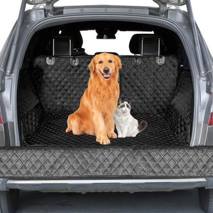 SUV Cargo Liner for Dogs, 200 * 135cm Pet Dog Car Seat Cover with Side Flaps for SUVs Backseats, Dog Car Trunk Seat Protector Cover Mat for Universal Car Trunk Pet (79inch*53.14inch)