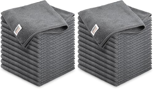 CERAKOTE Microfiber Towels (24 Pack) - Cleaning and Application Towels Durable Microfiber Material - 300 GSM Lint-Free Towel - Ideal for Cars, Home, Shop and Office Cleaning - size: 12.5" x 12.5" (Pack of 2)
