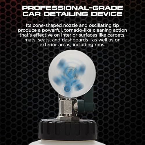 Tornador Z-010 Classic Car Cleaning Gun Includes 32oz Reservoir | Cleans & Dries Fast with Low Noise and Wear | Perfect for Interior & Exterior Detailing - size: Z-010