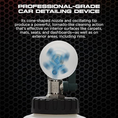 Tornador Z-010 Classic Car Cleaning Gun Includes 32oz Reservoir | Cleans & Dries Fast with Low Noise and Wear | Perfect for Interior & Exterior Detailing - size: Z-010