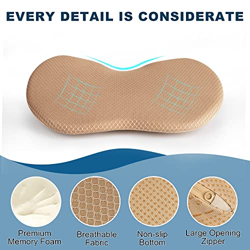 Car Seat Cushion, Memory Foam Seat Pad for Sciatica and Lower Back Pain Relief, Seat Cushion for Car Seat Driver (Beige) - color: Z-beige