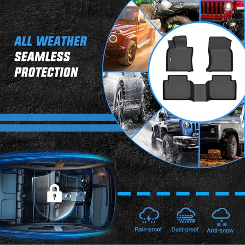 Nilight TPE Floor Mats for Toyota Camry AWD Only 2020 2021 2022 2023 2024, All Weather Custom Fit Heavy Duty Floor Liners - size: 2020-2024 Toyota Camry AWD
