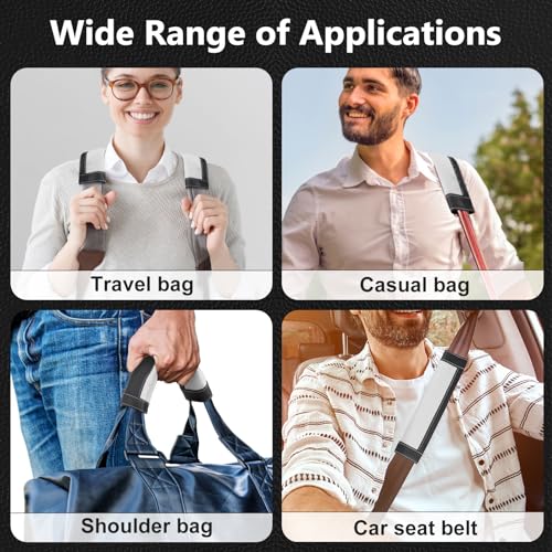 SEG Direct Black and White Seat Belt Pads Pack of 2 - color: White