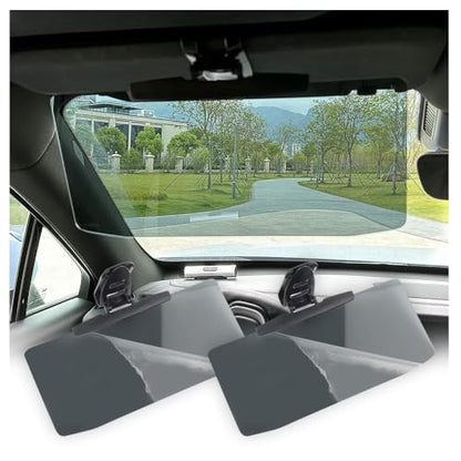 2Pcs HD Visor Sunshade Extender for Car,72.5% Strong-Light Blocking Rate - Anti-Glare Car Visor Protect from Sun Glare, Snow Blindness and UV Rays (2Pcs) - color: 2Pcs