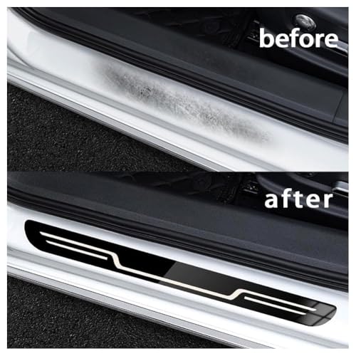 4 Pcs Stainless Steel Car Door Sill for Jeep Grand Cherokee L 2021-2025, Car Protector Strips Edge Entry Guards Anti Scratch Threshold Strip